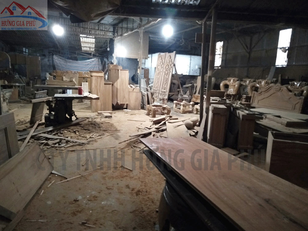 Xưởng gia công sản xuất đồ gỗ nội thất