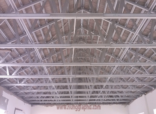 Bảng giá thi công kèo thép nhẹ mái ngói