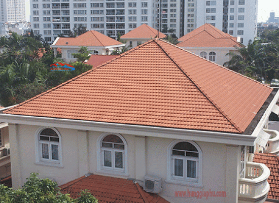 Mái ngói tại thành phố Hồ Chí Minh